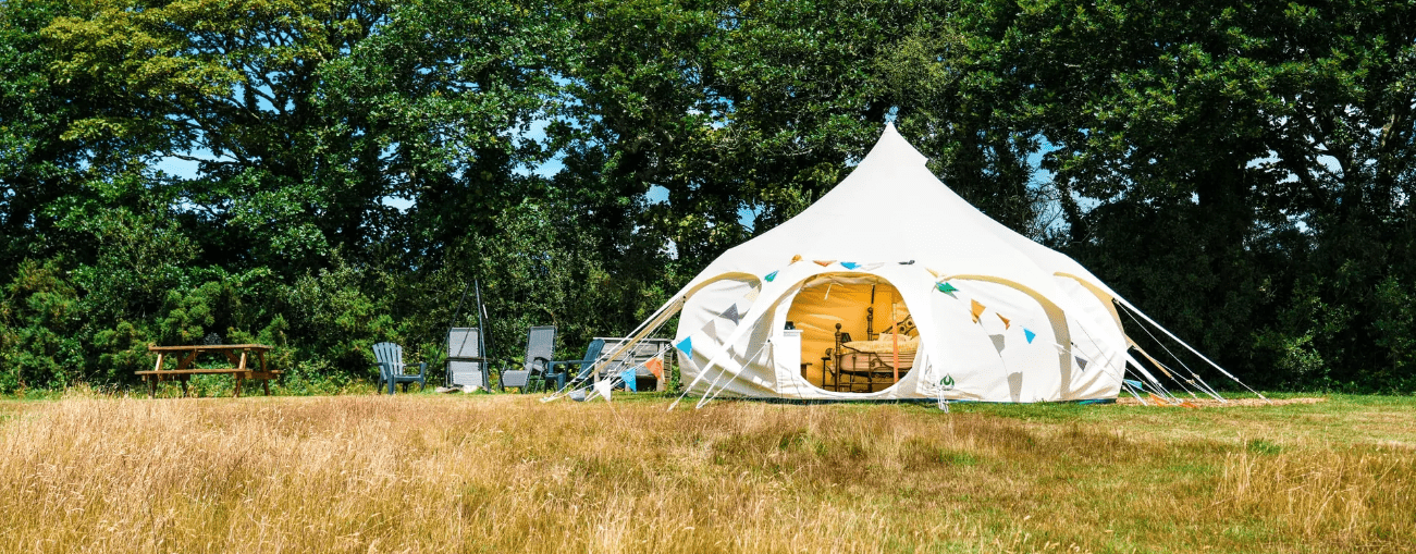 Lotus Belle. A Luxurious Alternative To Traditional Bell Tents