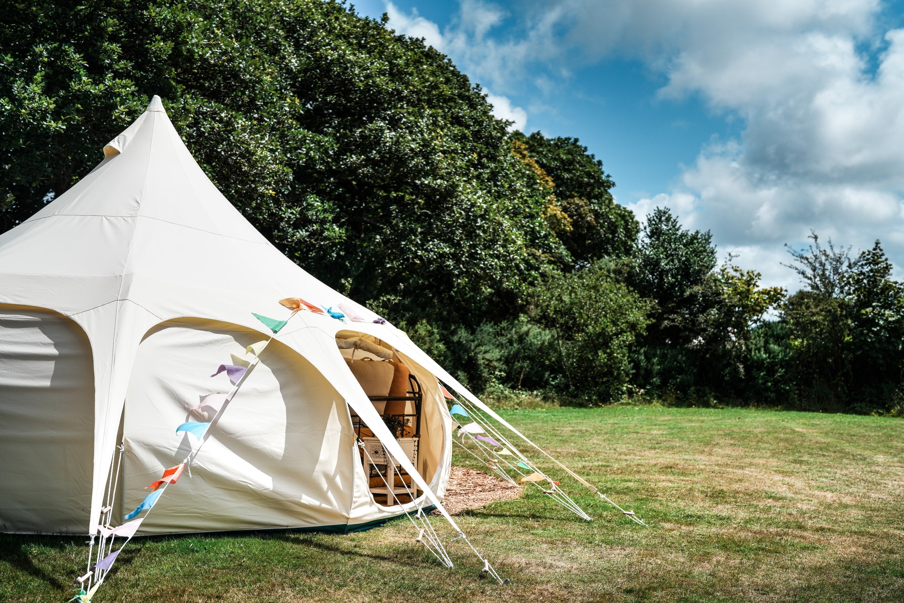Lotus Belle. A Luxurious Alternative To Traditional Bell Tents