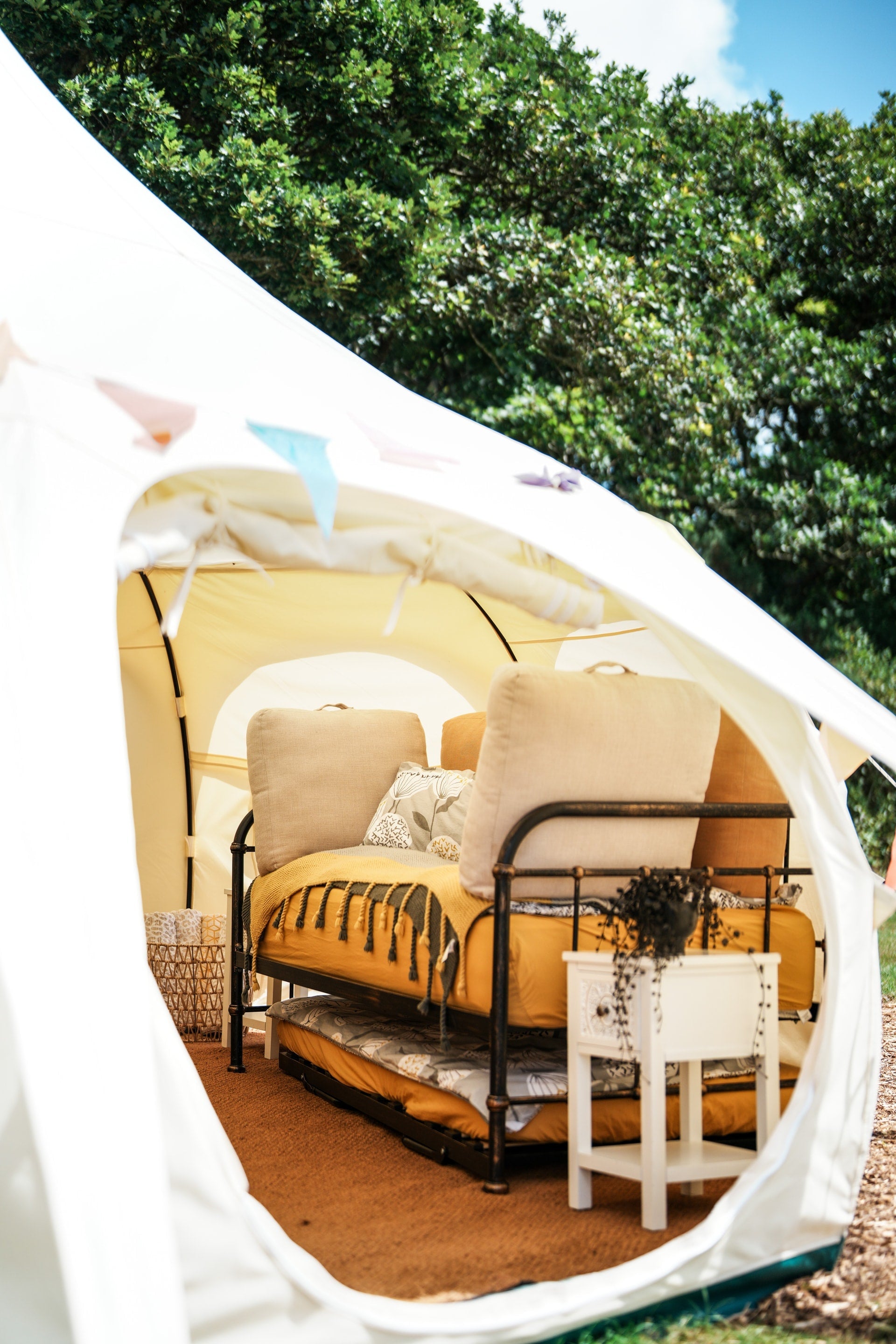 Lotus Belle. A Luxurious Alternative To Traditional Bell Tents