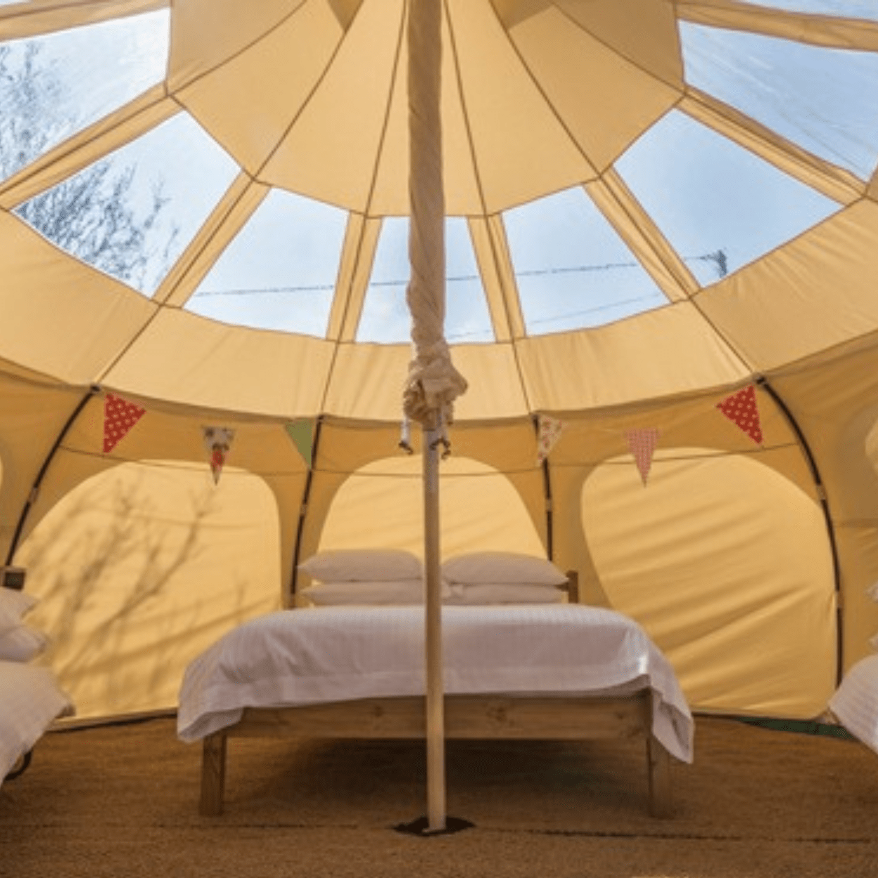 stargazer bell tent The Stargazer Tent (13ft, 16ft, 20ft Sizes) – Lotus Belle Tents USA