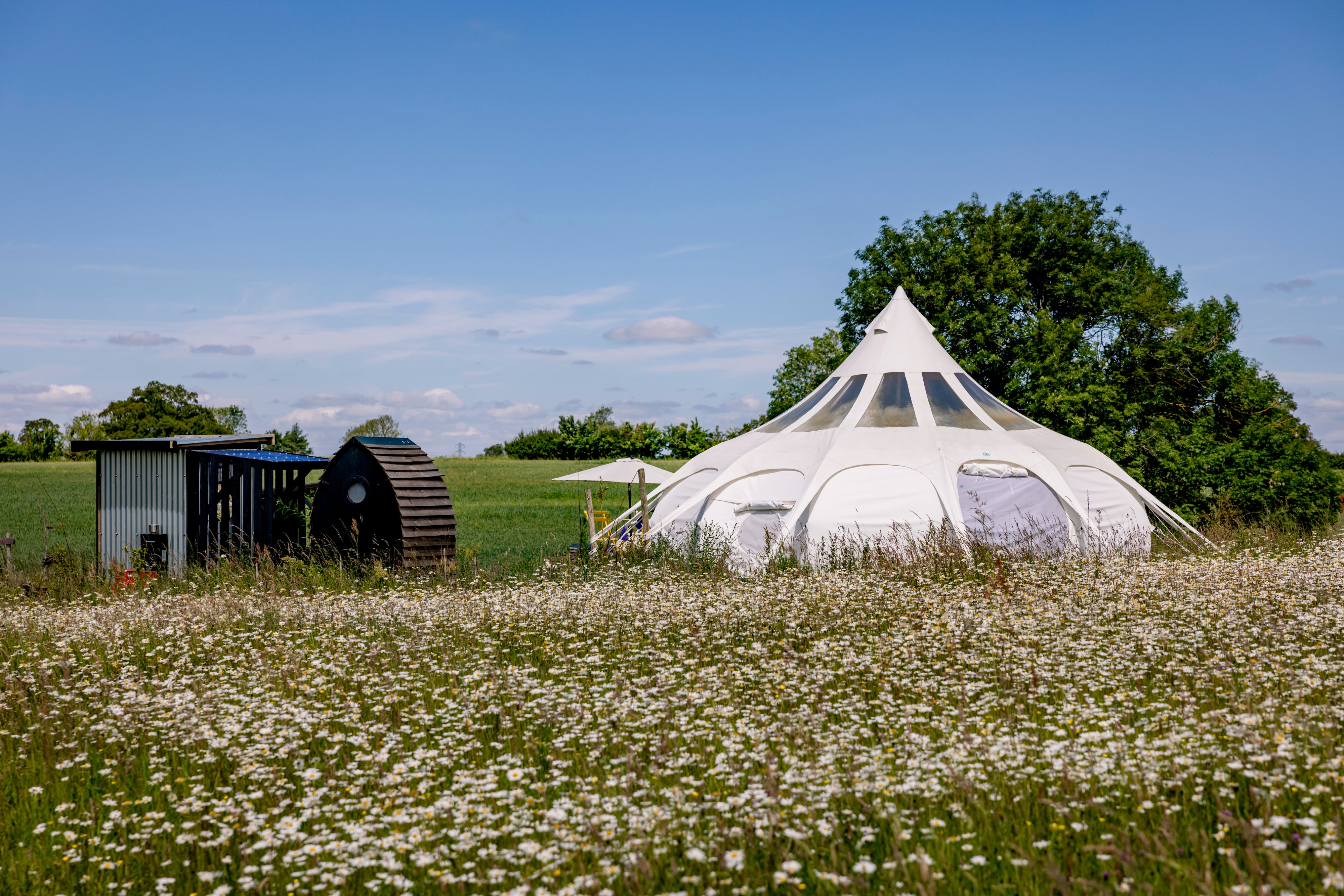 The Hybrid Deluxe Tent – Lotus Belle Tents USA
